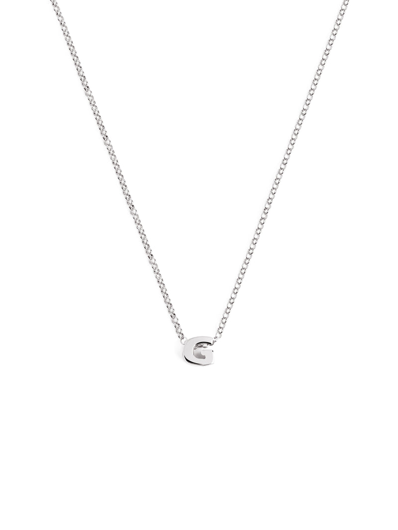 Collar Personalizado Inicial Letra Plata de Ley 925
