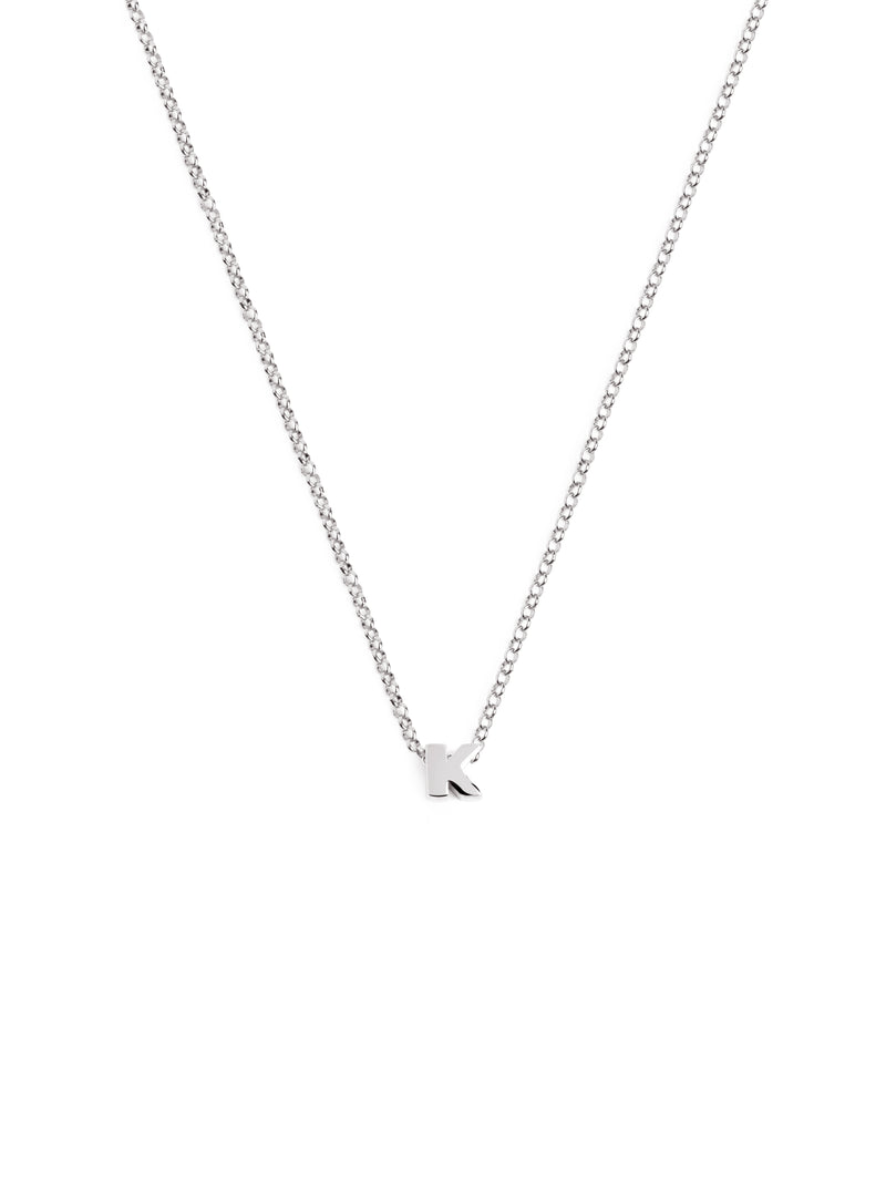 Collar Personalizado Inicial Letra Plata de Ley 925