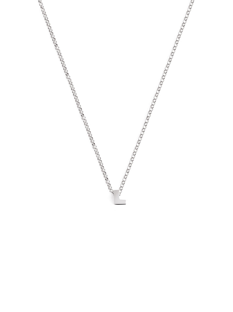 Collar Personalizado Inicial Letra Plata de Ley 925