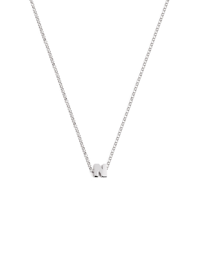 Collar Personalizado Inicial Letra Plata de Ley 925