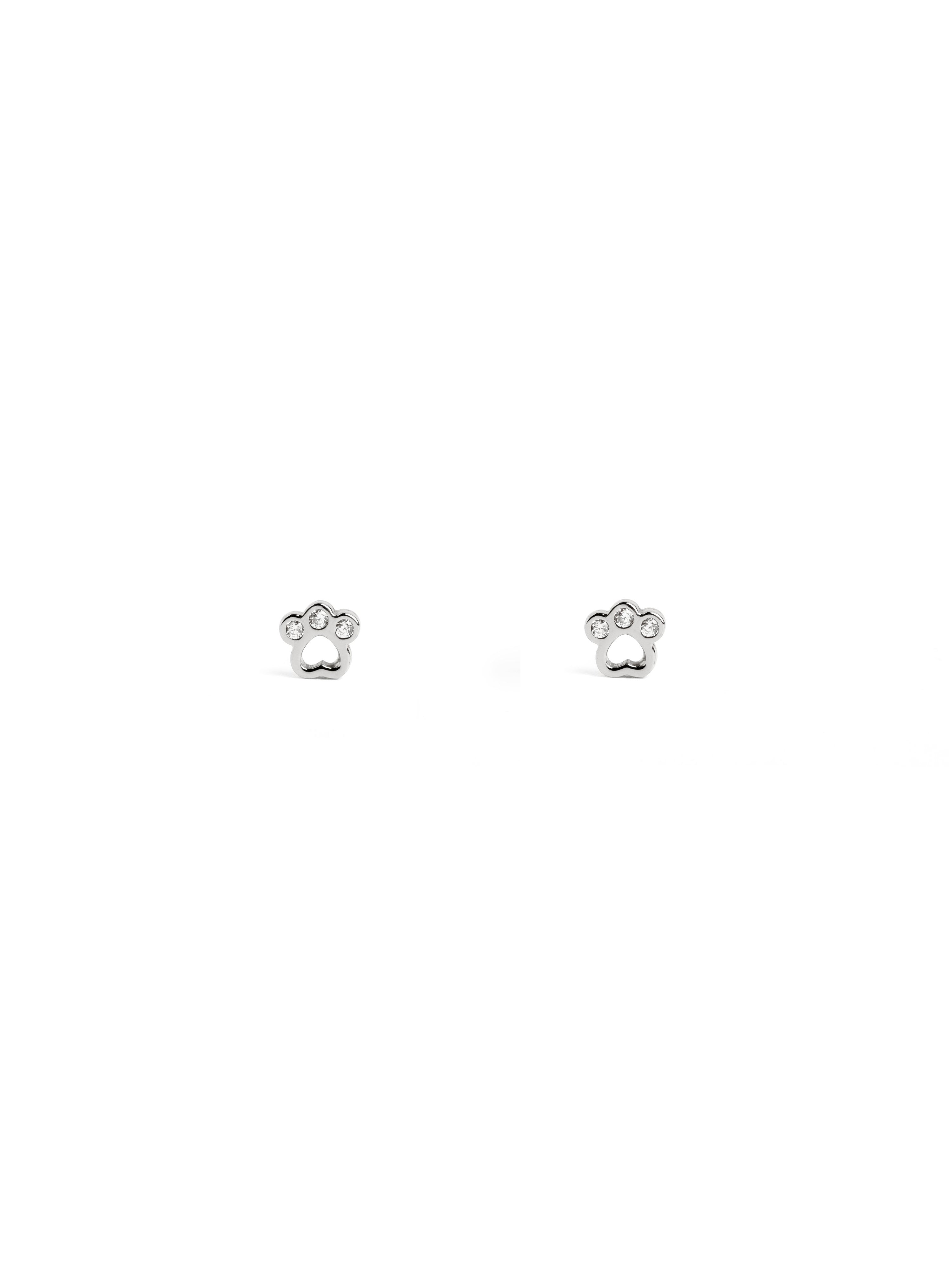 Pendientes Kids Paw Plata