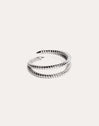 Anillo Doble Twist Plata