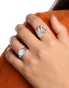 Anillo Smiley Sky Enamel