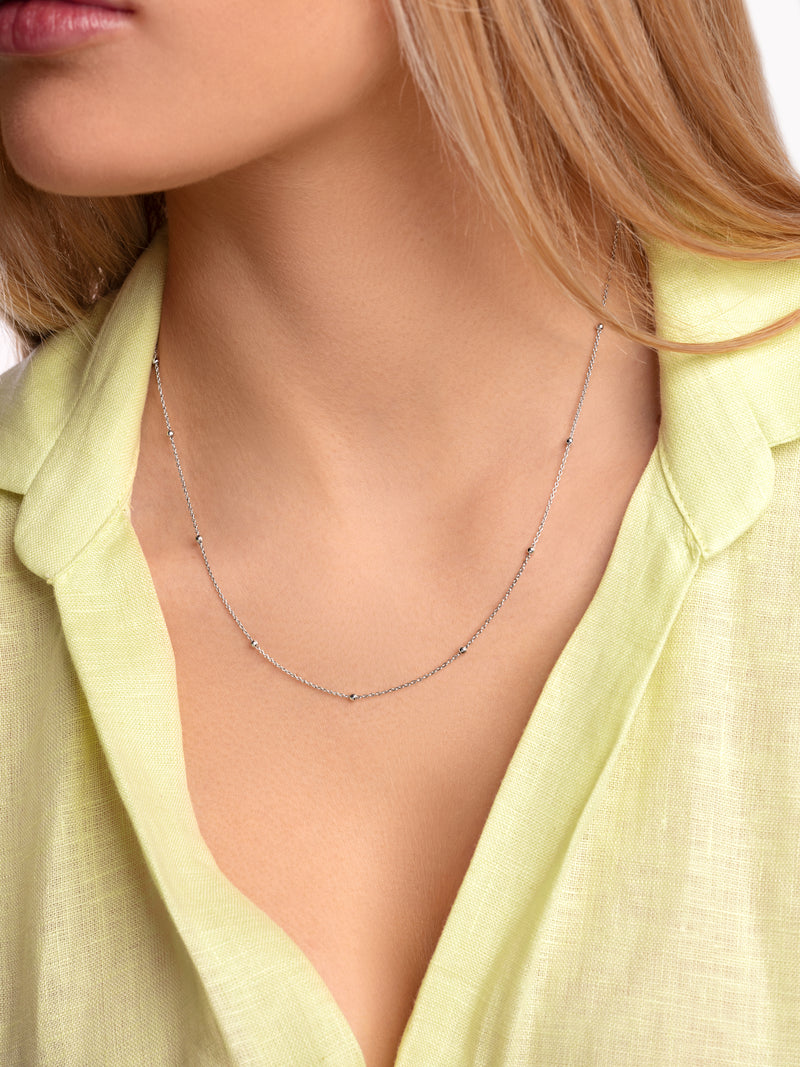 Dots Halskette Silber