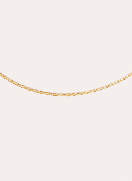 Collar Everything Plata Baño Oro