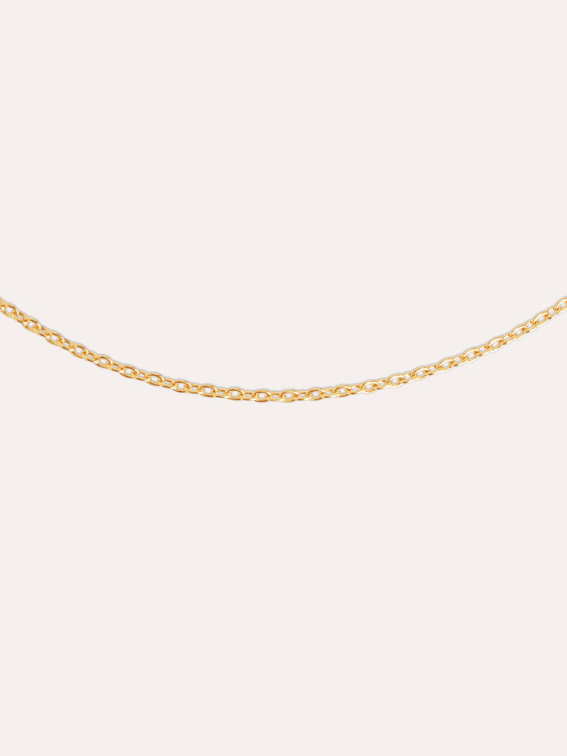 Colar Everything Prata Banho de Ouro