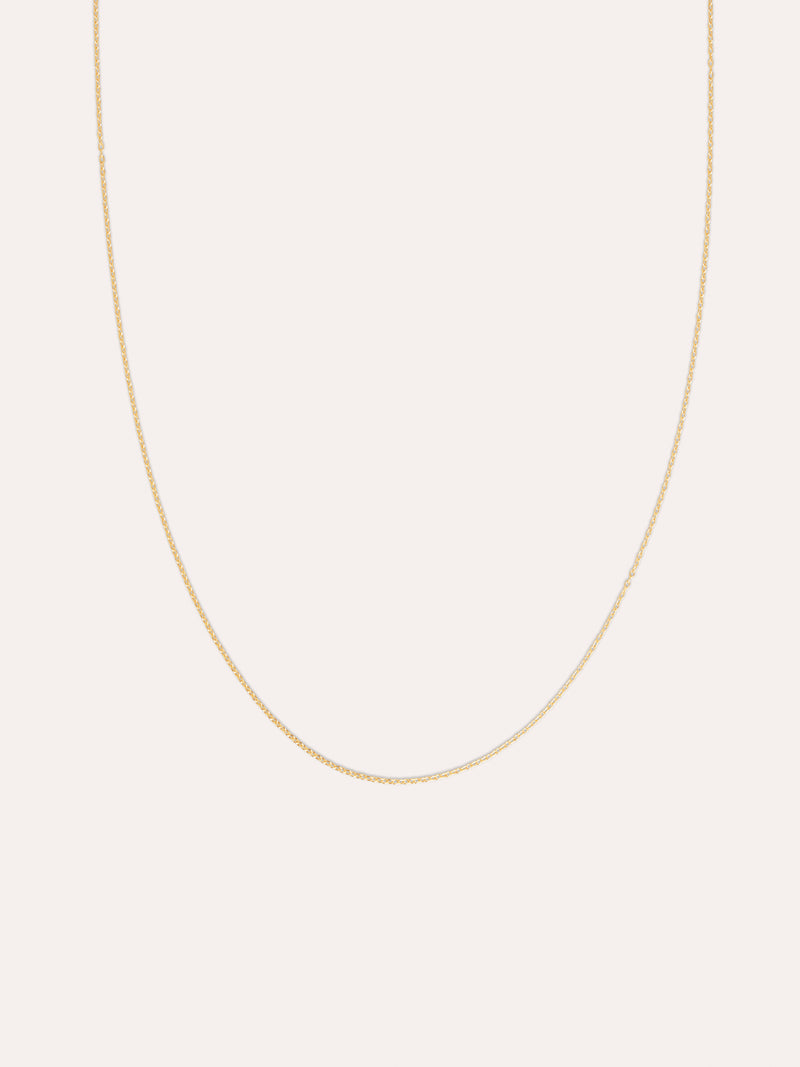 Colar Everything Prata Banho de Ouro