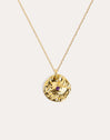 Collar Solstice Lavande Oro