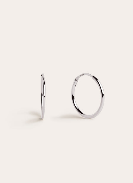 Boucles D’oreilles Créoles Ana S Argent