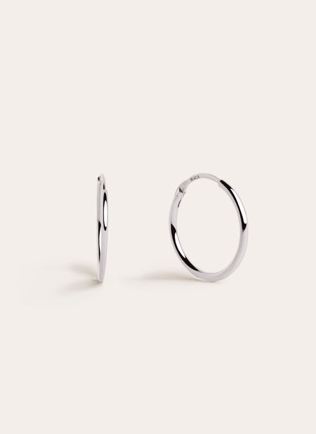 Pendientes Aro Ana S Plata