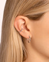Pendientes Aro Ana S Plata