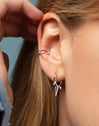 Pendientes Rolling Plata Puesta