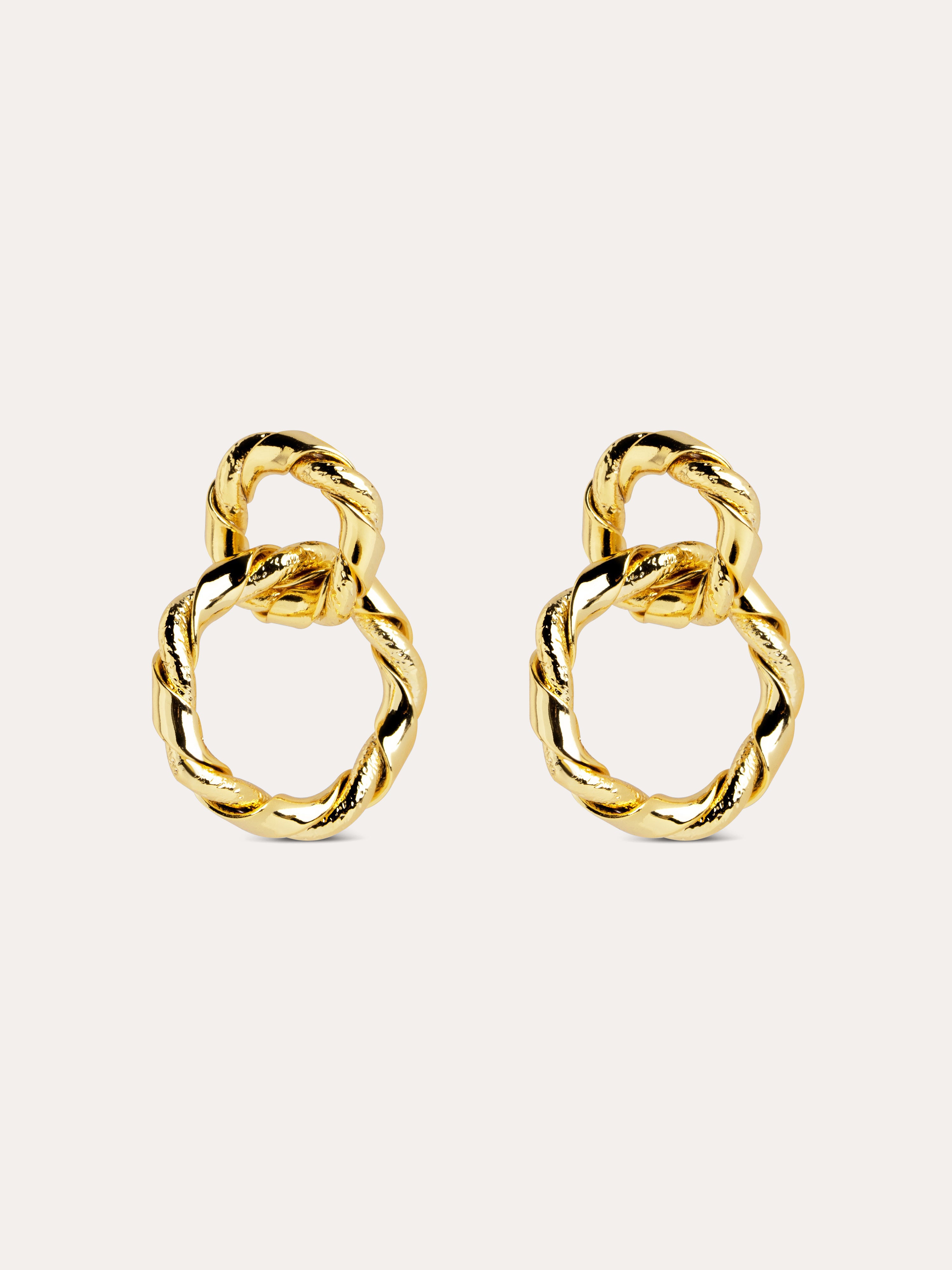 Pendientes Sister Twine Oro