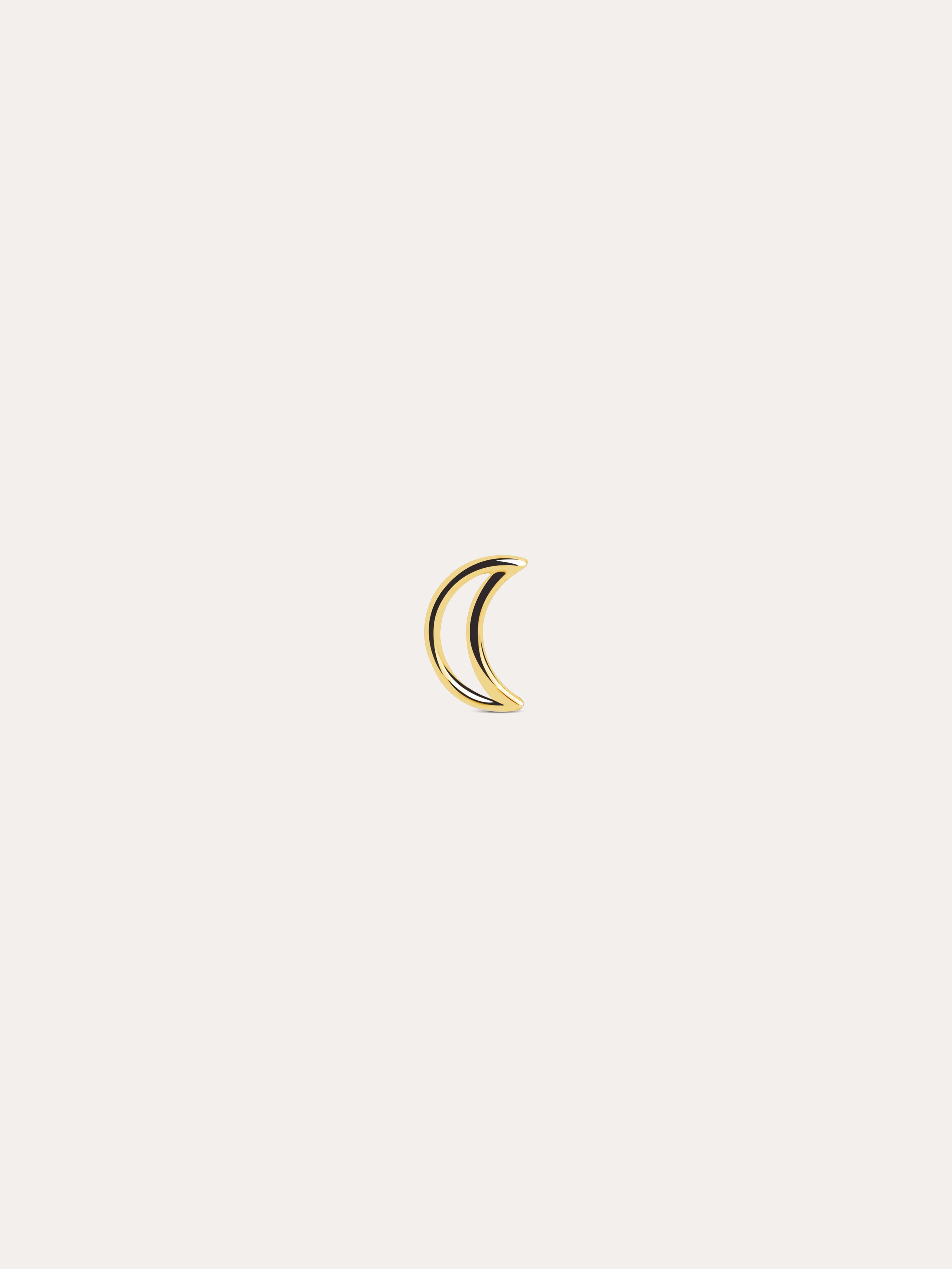 Pendiente Suelto Moon Shape Oro