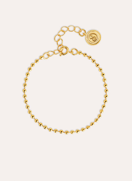 Pulsera Pebbles Baño Oro