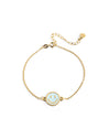 Pulsera Smiley Sky Enamel Baño Oro