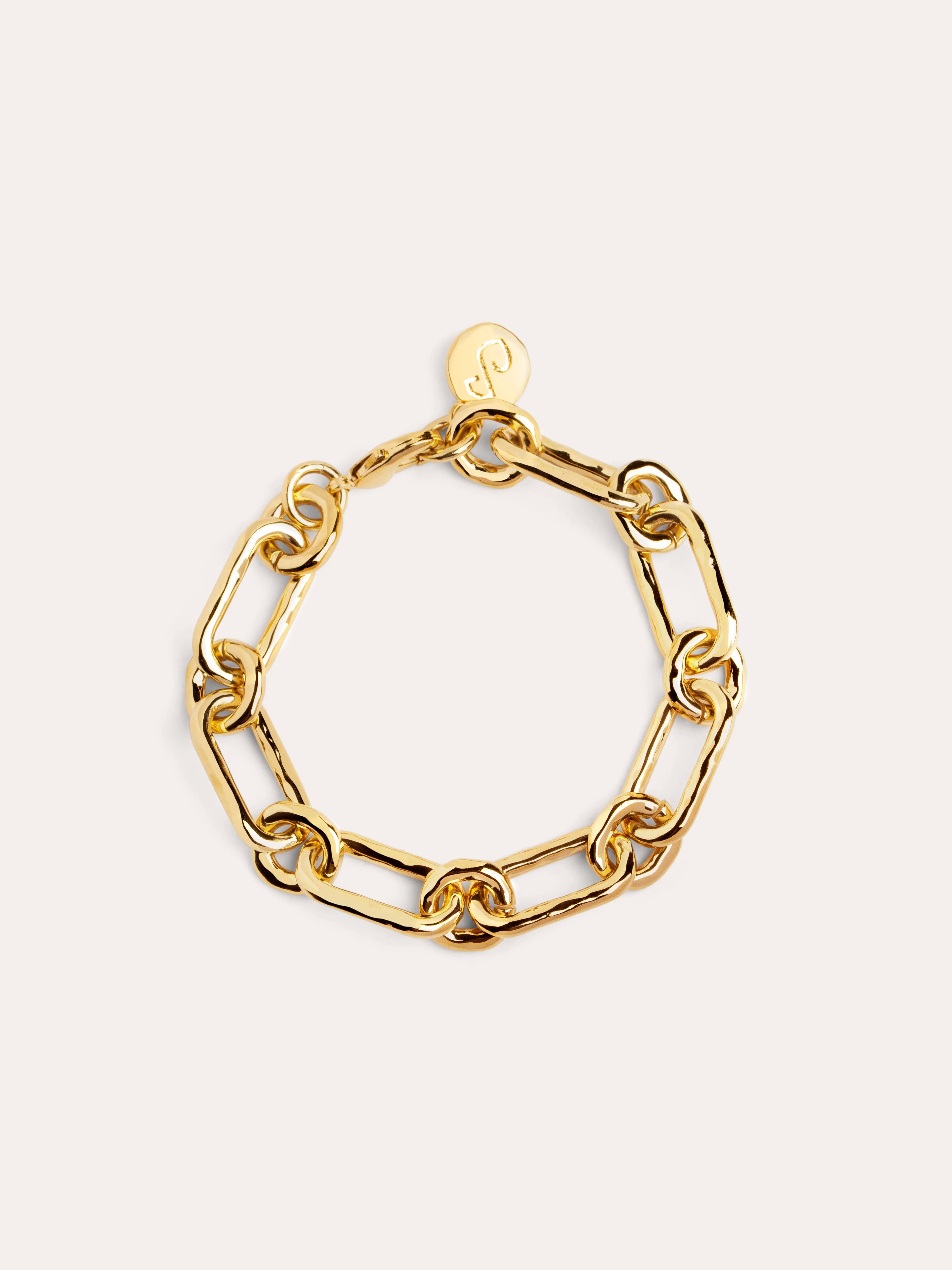 Zambia Link Gold Bracelet