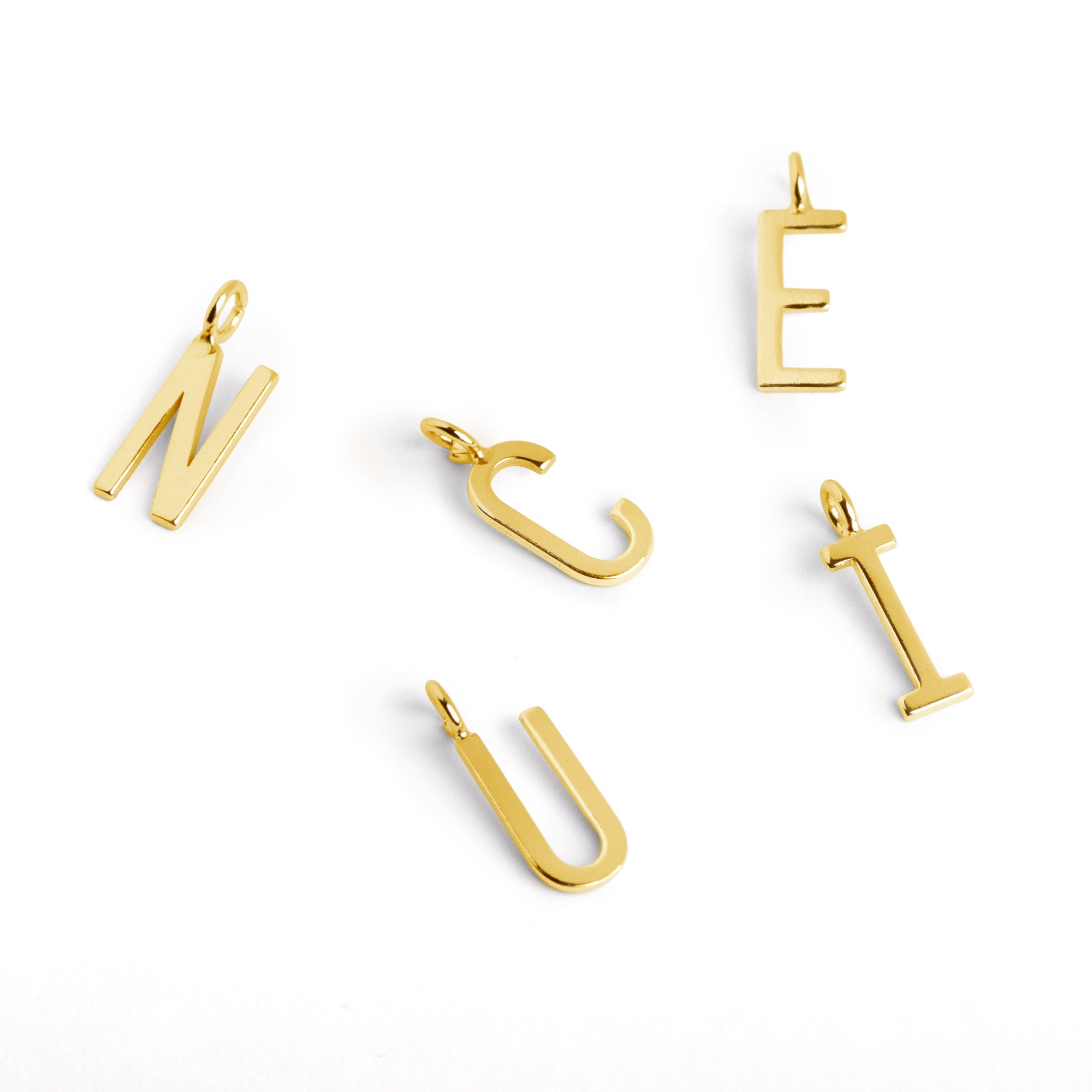 Inicial Collar Personalizado Letters Oro L