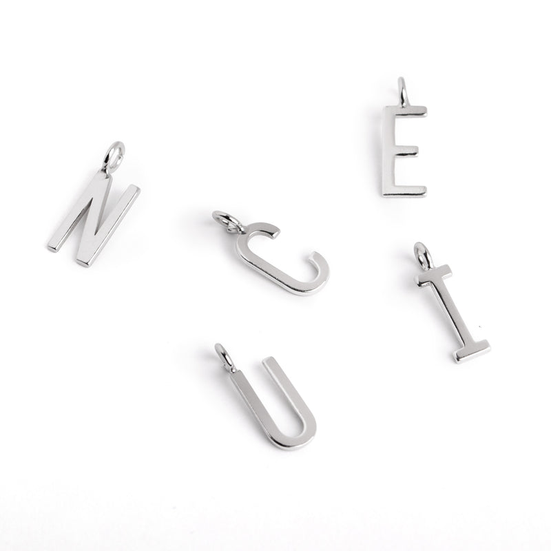 Inicial Collar Personalizado Letters Plata J